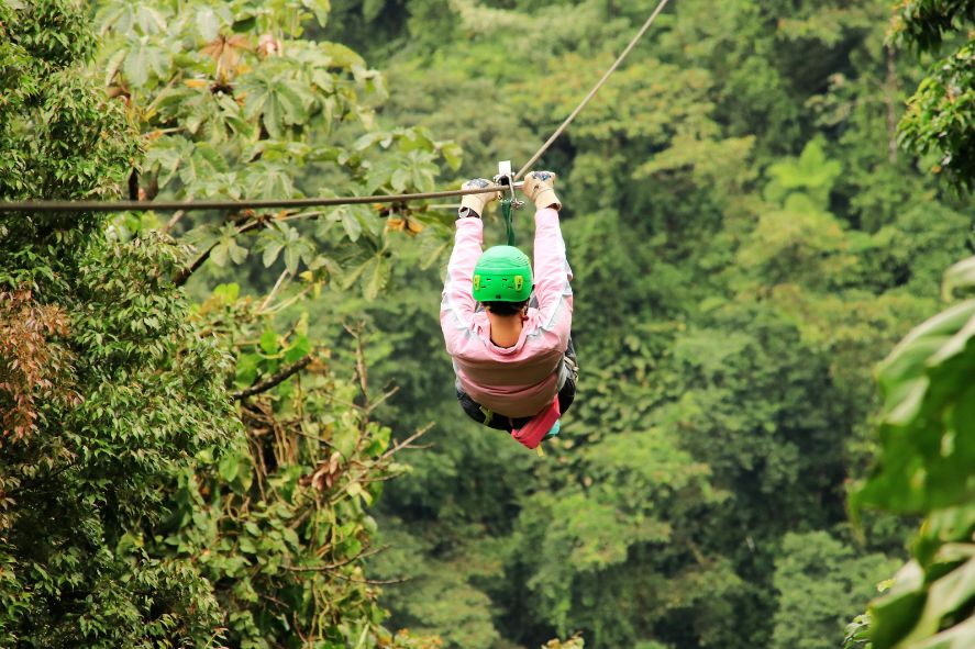 experience jungle zipline at flying hanuman near patong beach
