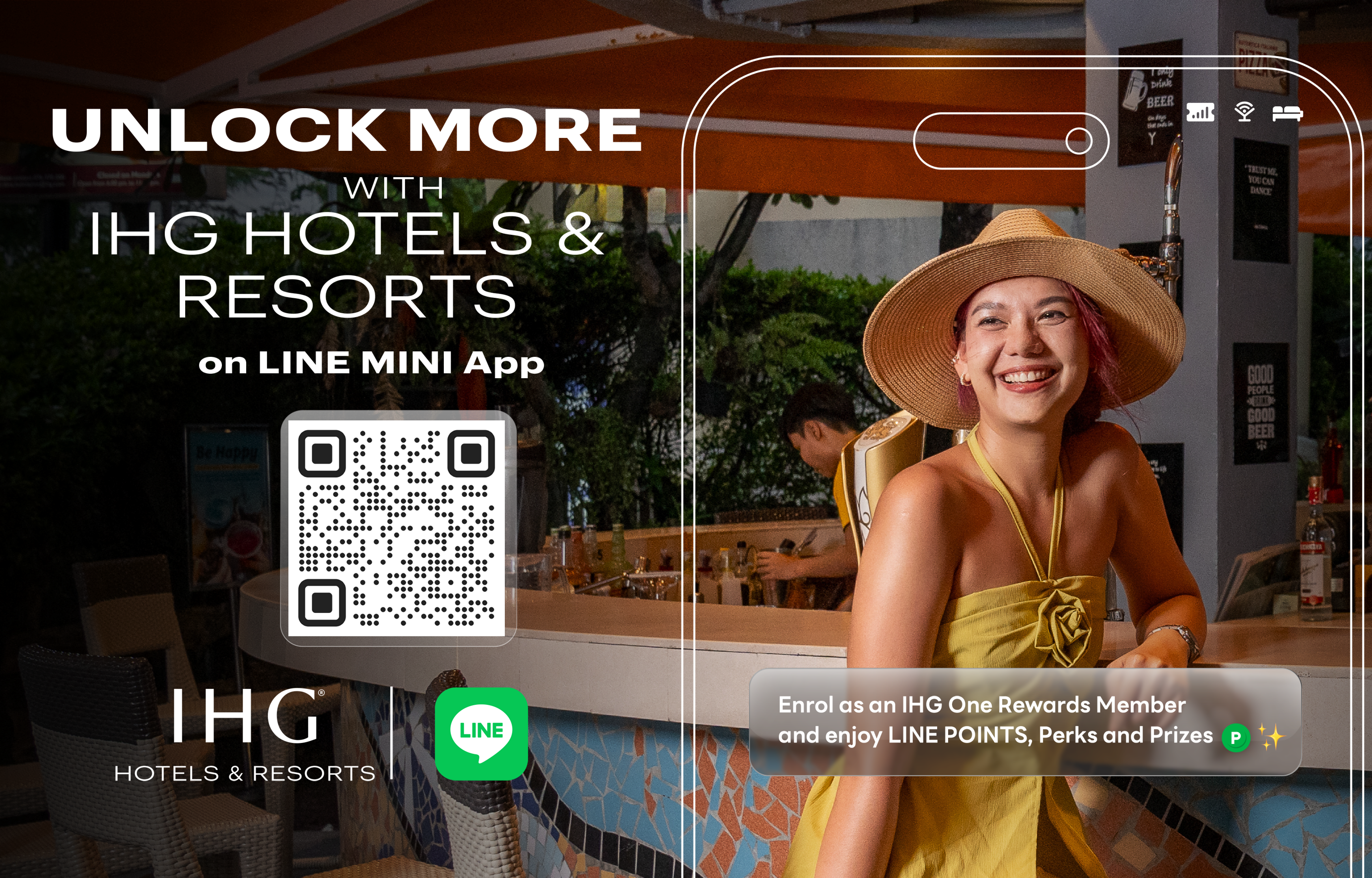 Search and book hotels, access IHG One Rewards, and manage your stay, all in one place with the LINE MINI App. — Holiday Inn Resort Phuket